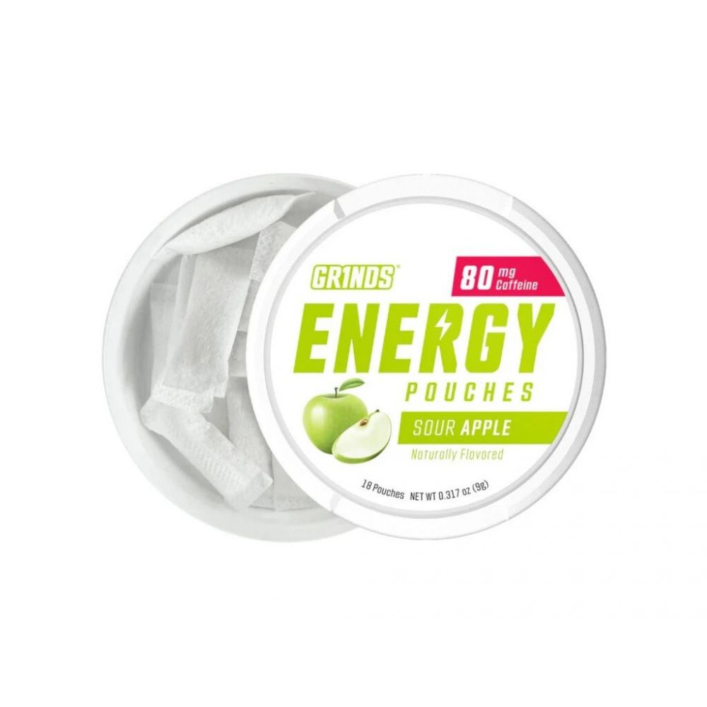 Energy sáčky SOUR APPLE 80mg - GRINDS