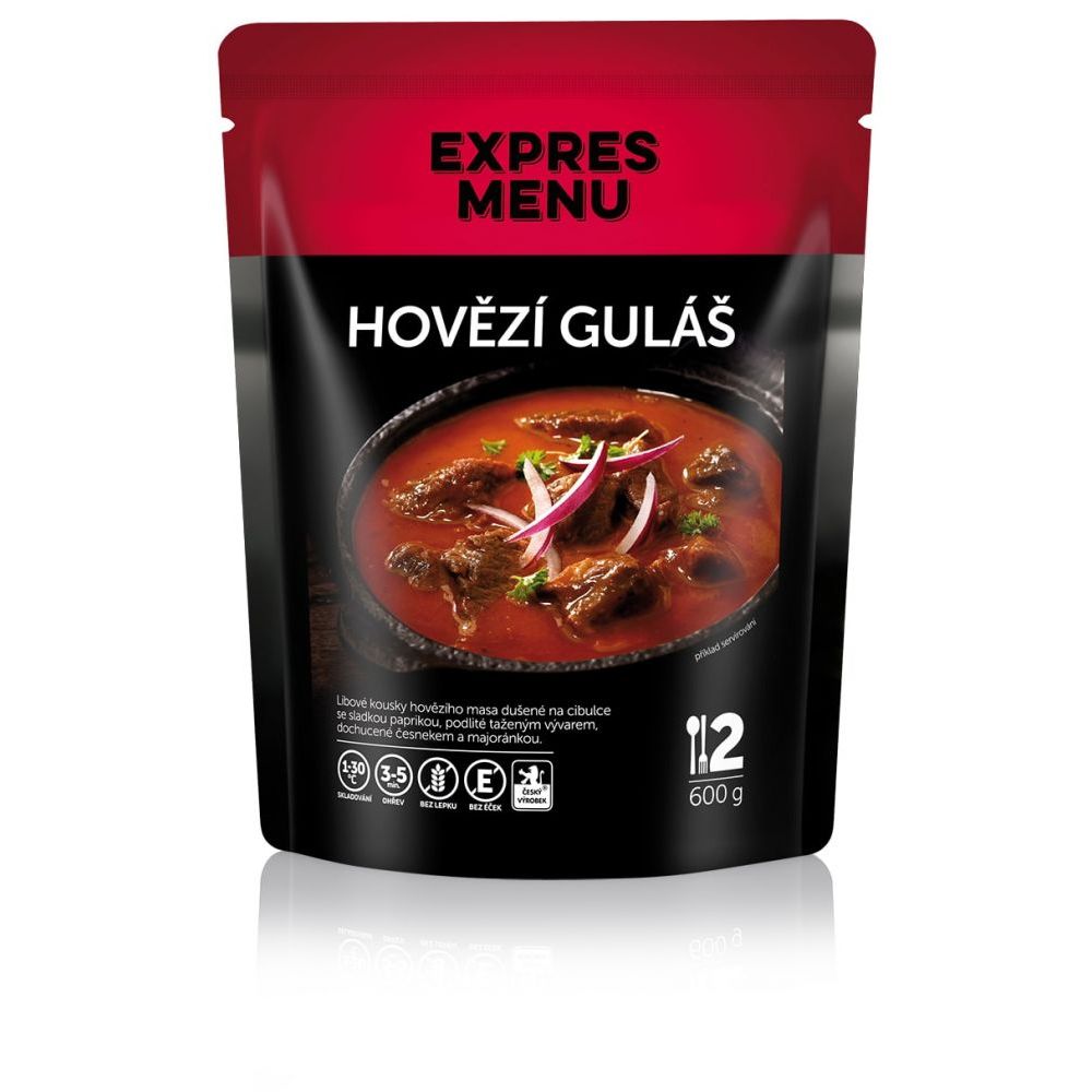 Hovězí guláš - 2 porce - Expres Menu 