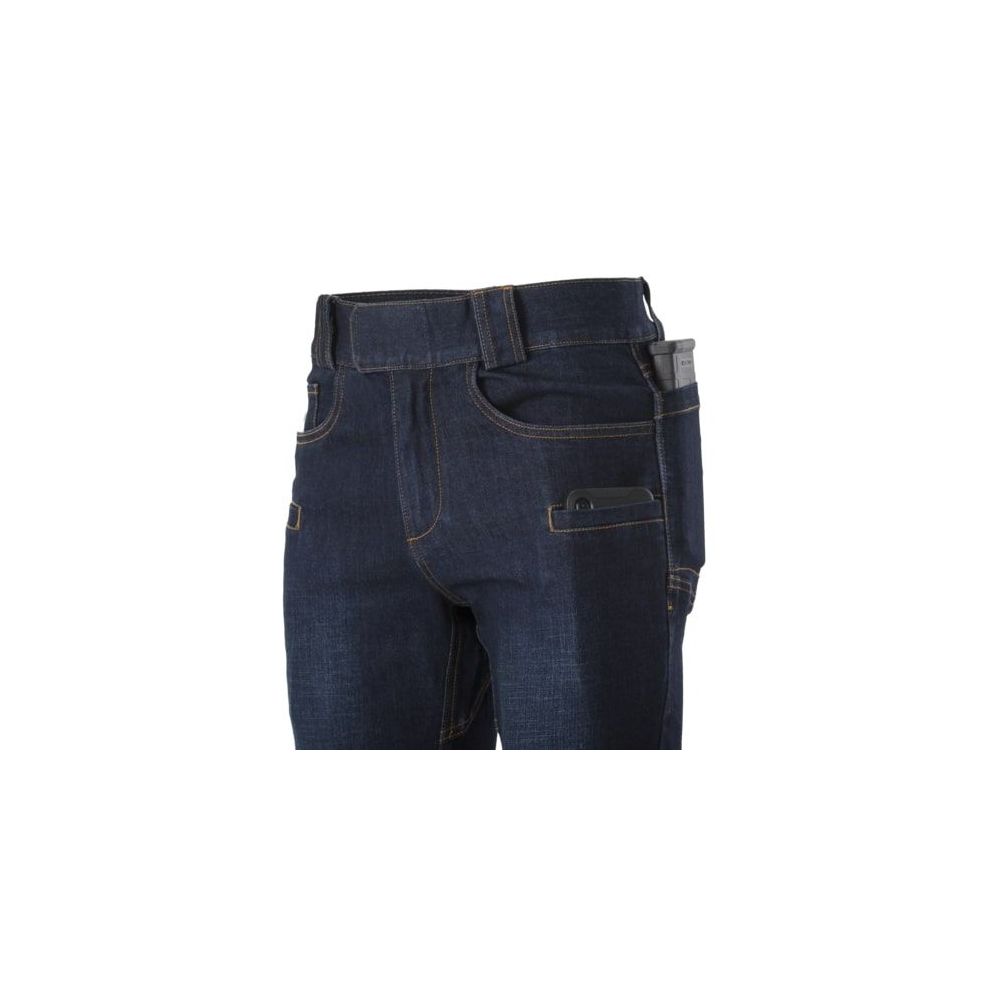 Kalhoty GREYMAN TACTICAL JEANS® Slim - Denim Mid - Dark Blue - Helikon-Tex®