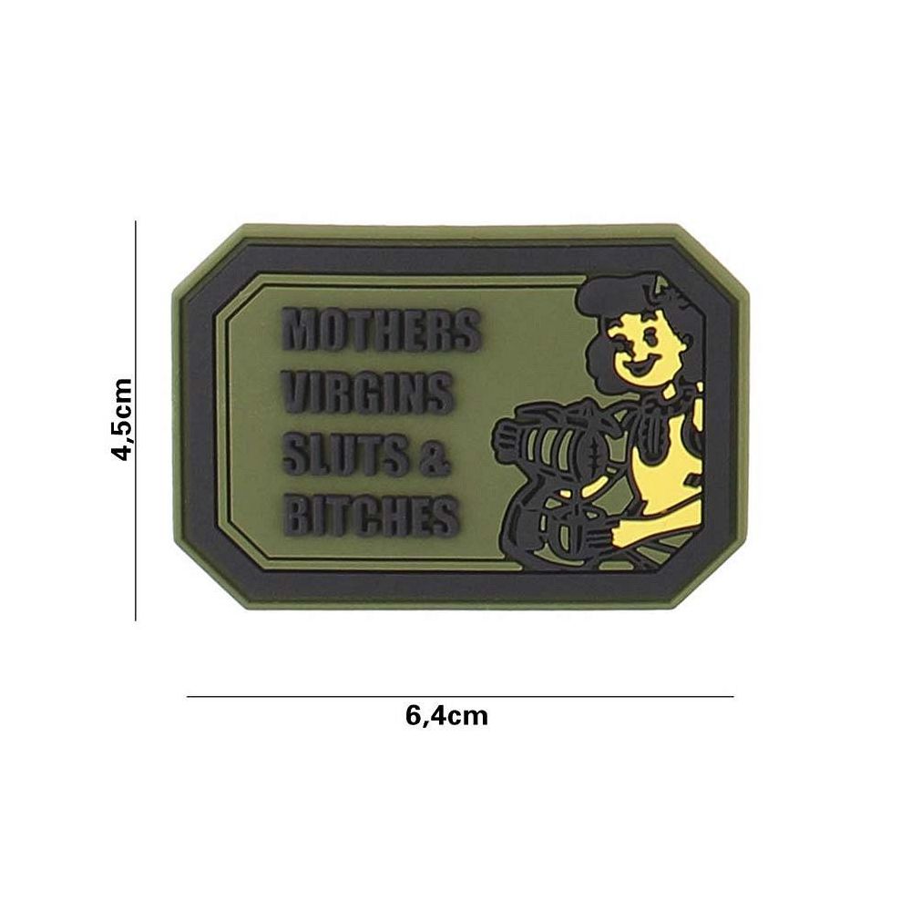 Nášivka PVC Mothers Virgins - zelená - 101. INC