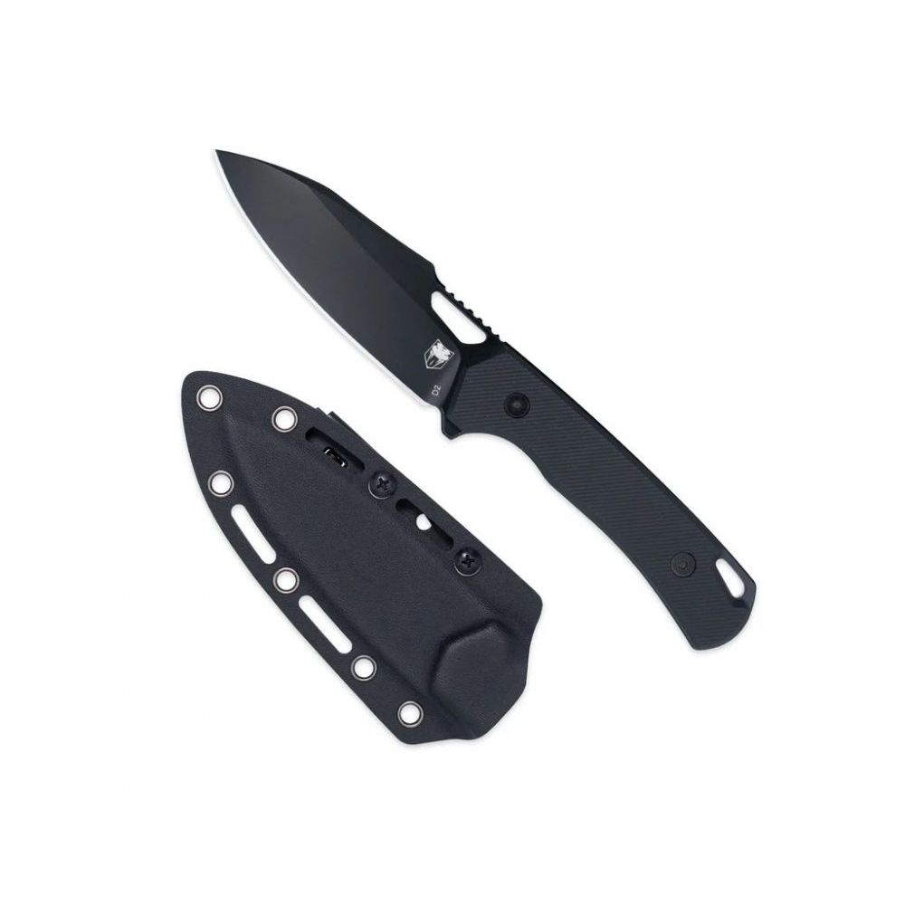 Nůž s pevnou čepelí Wolverine Fixed Blade - černý - CobraTec
