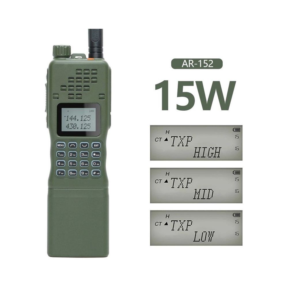 Vysílačka BAOFENG AR-152 VHF/UHF Radio 15W - Baofeng