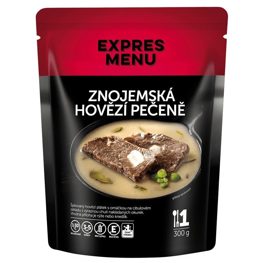 Znojemská hovězí pečeně - 1 porce - Expres Menu 
